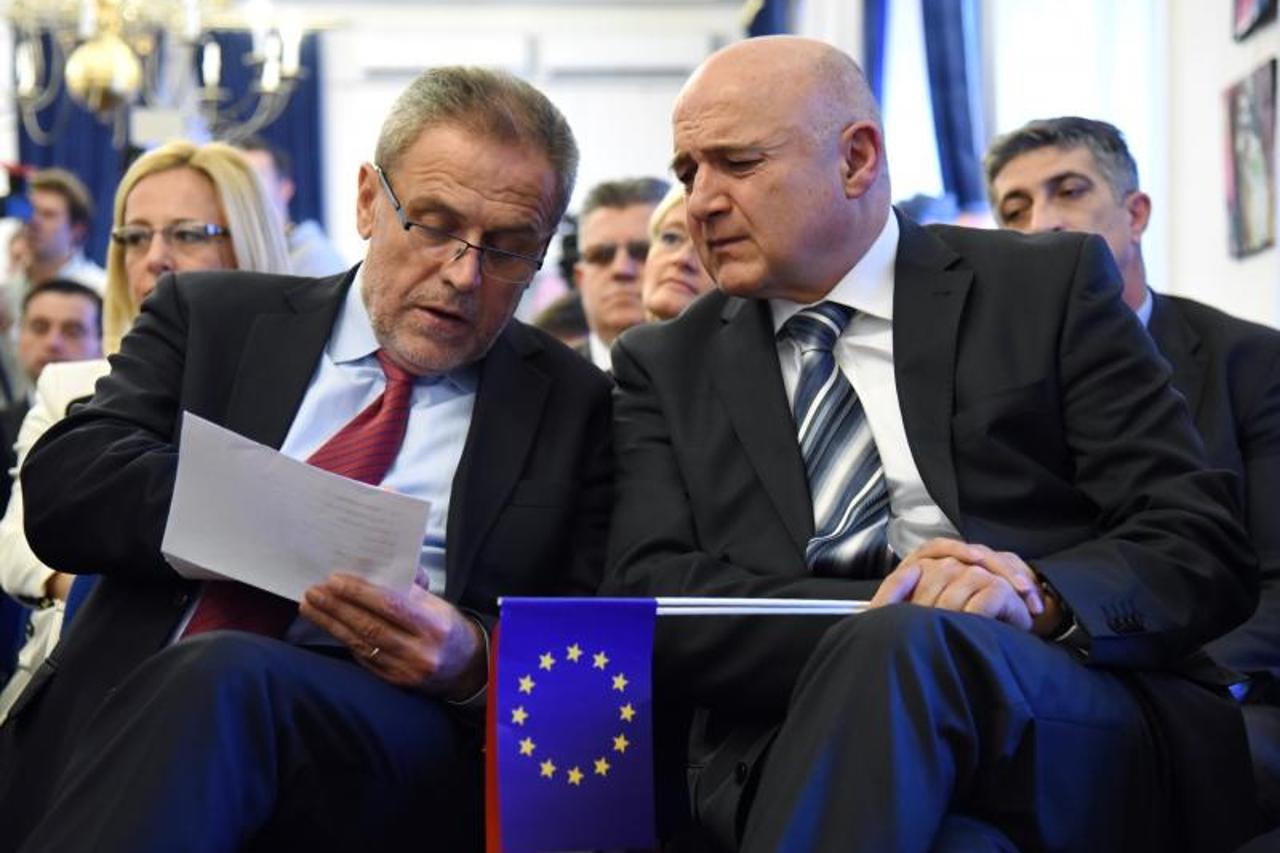 Milan Bandić i Ljubo Jurčić 