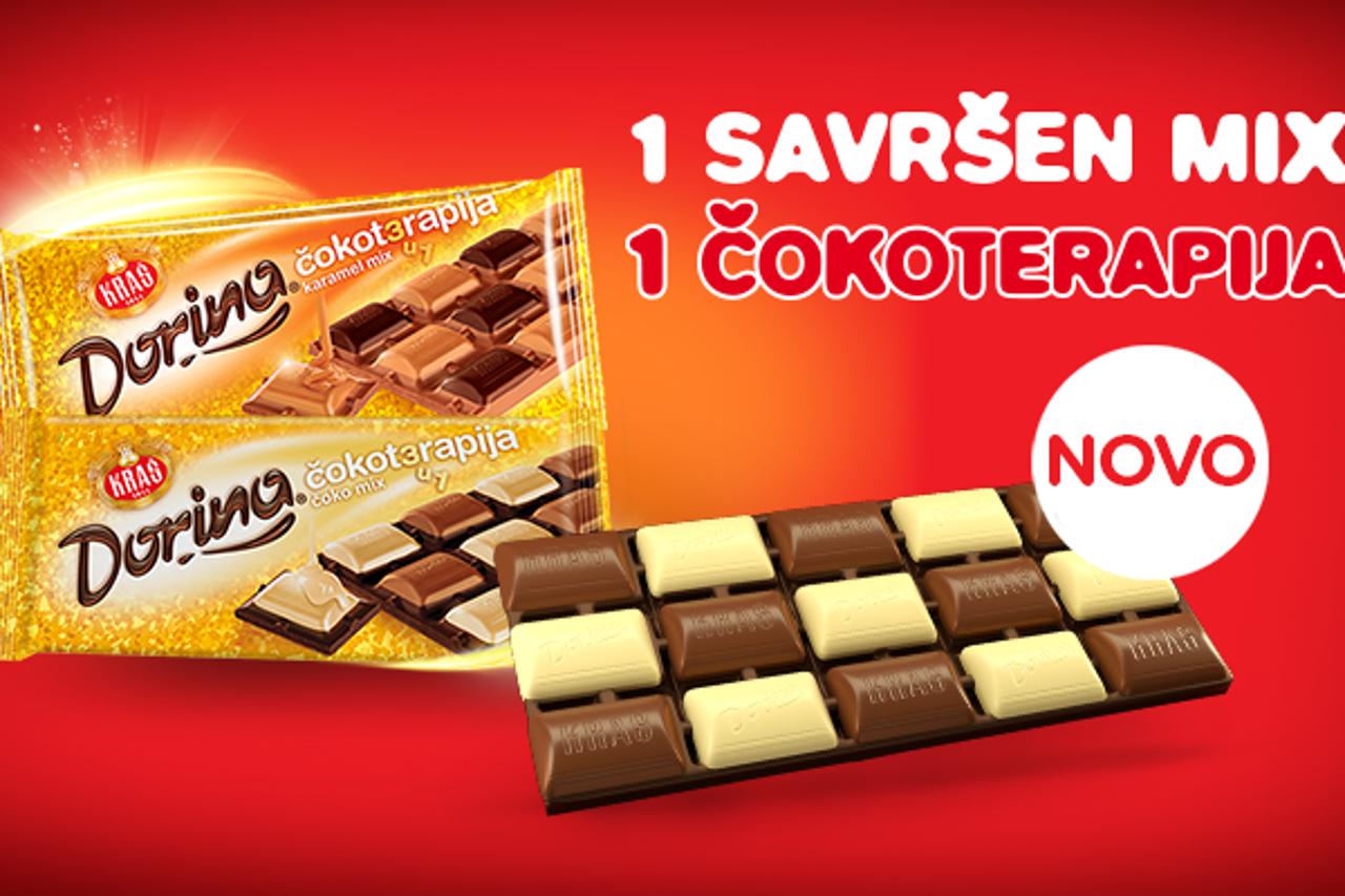 Nove Dorina čokoterapije 3u1 - karamel mix i čoko mix