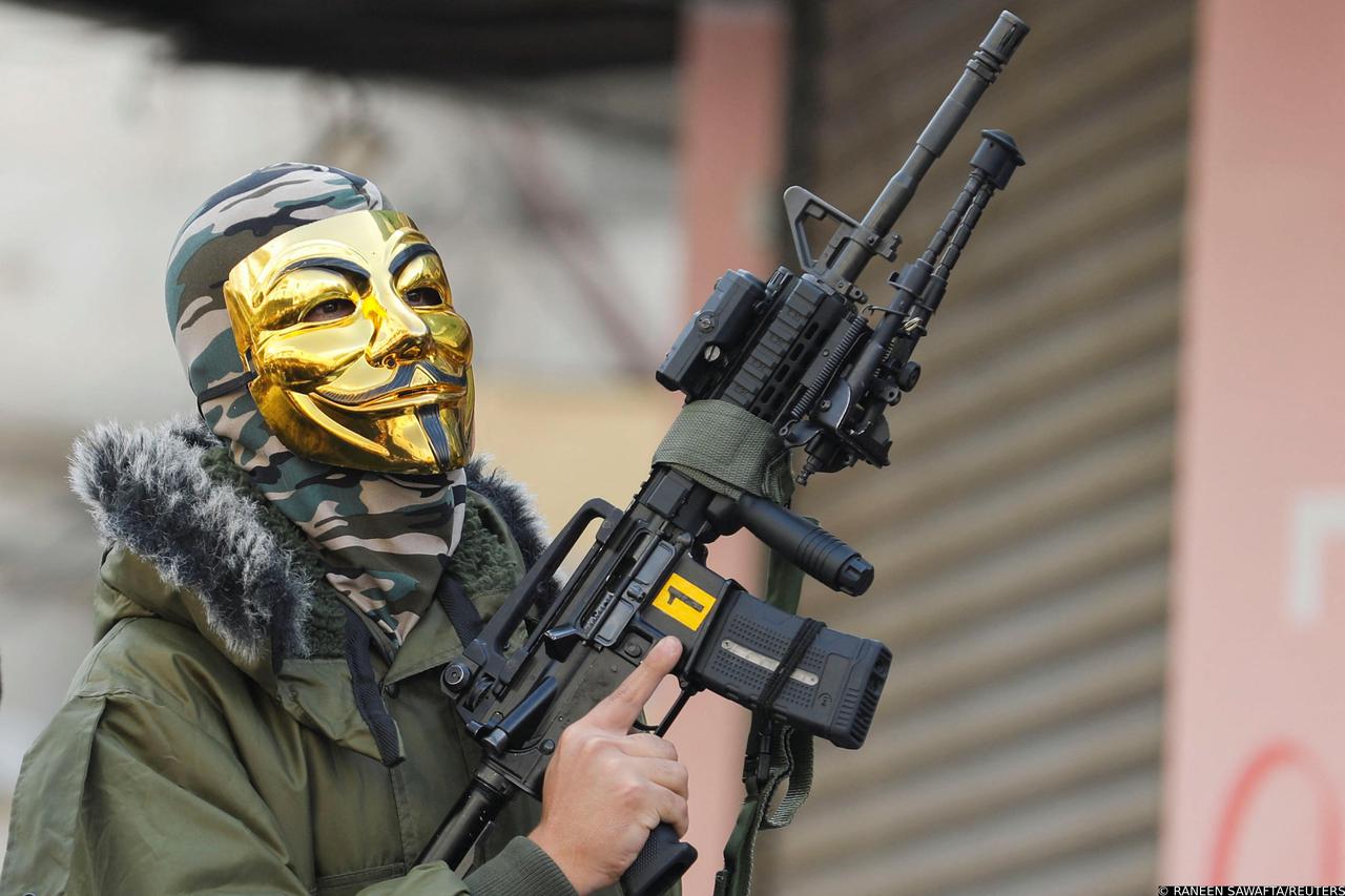 Funeral of Lions' Den member, in Nablus