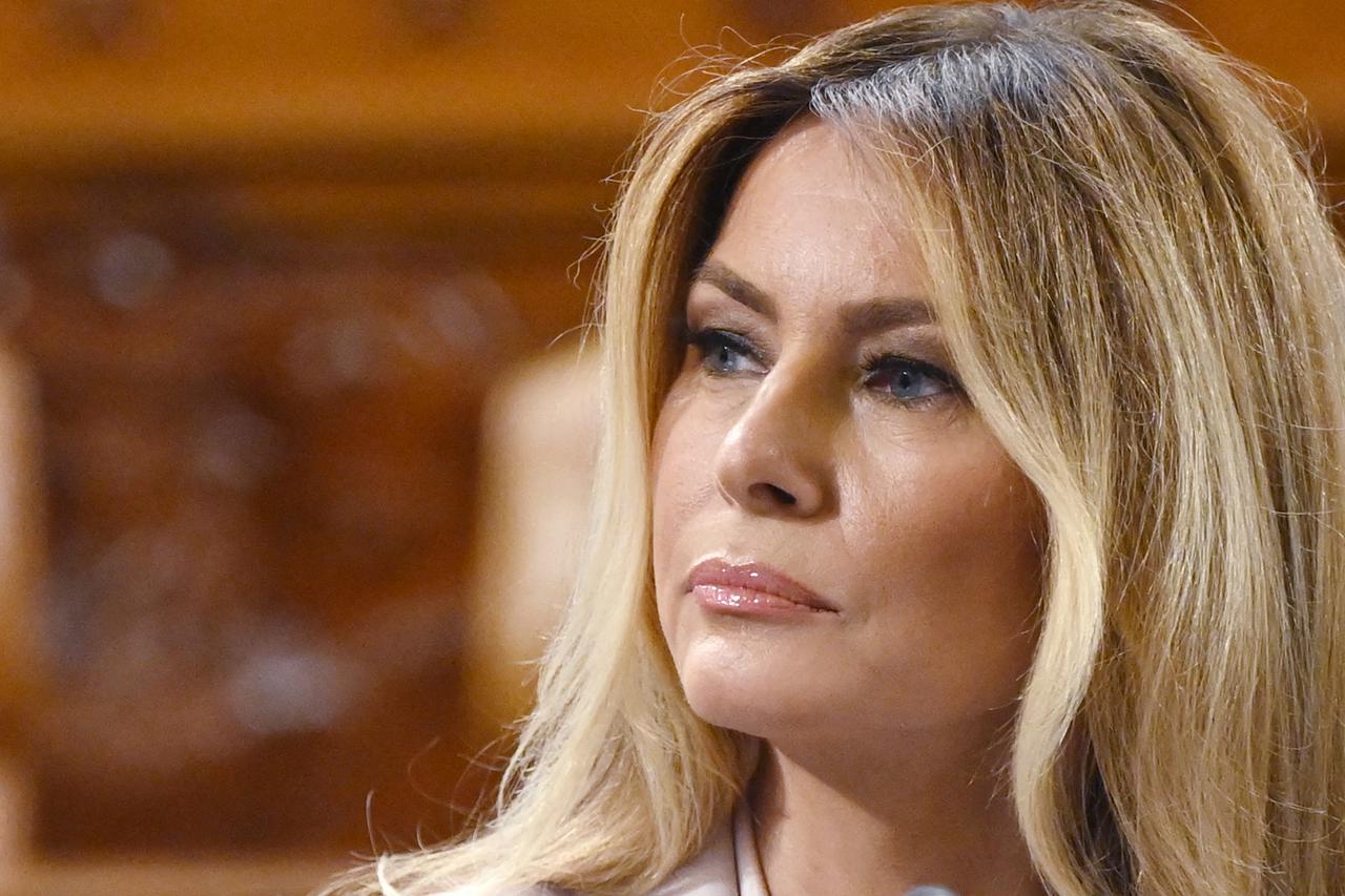 US First Lady Melania Trump discusses foster children with US House committee