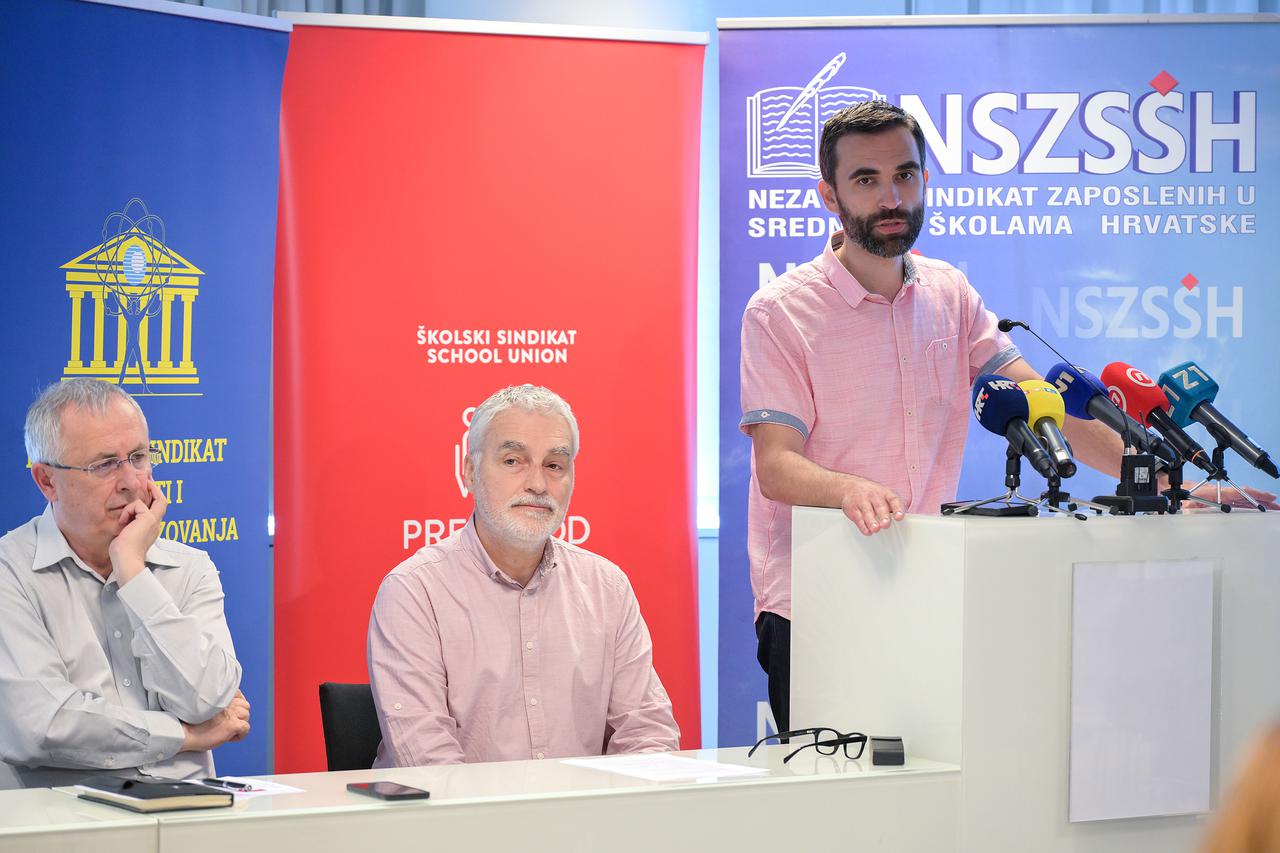 Zagreb: Obrazovni sindikati najavili štrajk u srednjim školama u tjednu zaključivanja ocjena