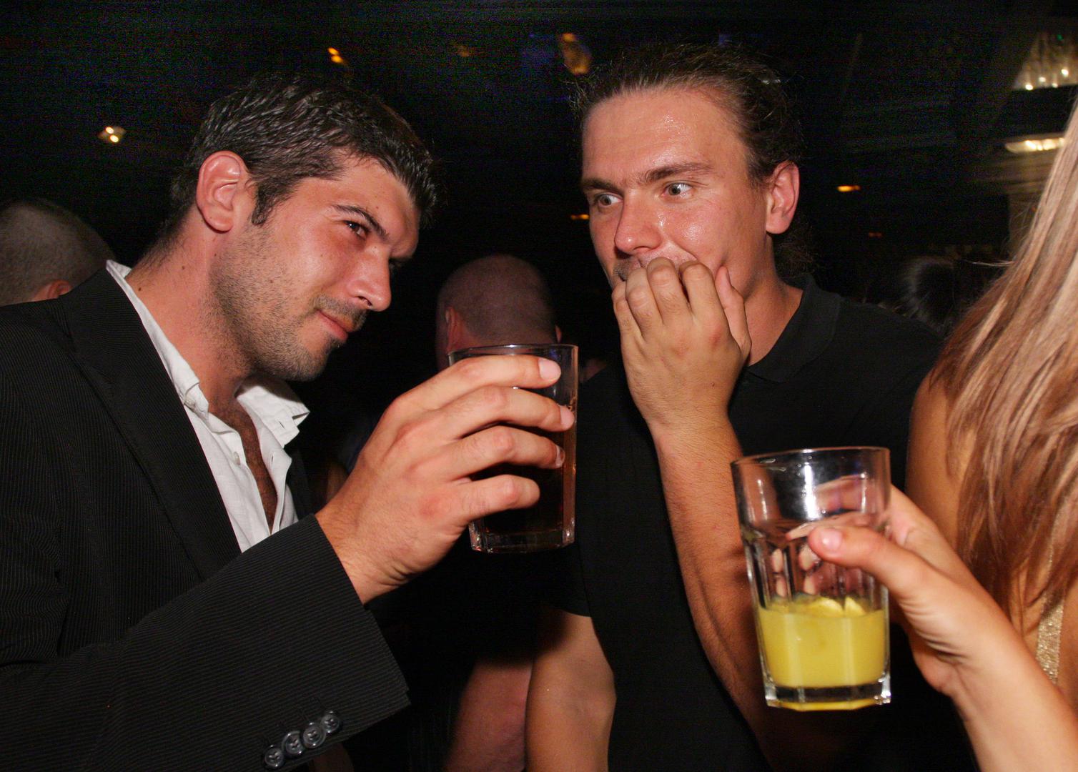 19.09.2009., Zagreb - Otvaranje sezone u zagrebackom klubu Hemingway na Tuskancu. Zeljko Radolfi i Mario Mlinaric. rPhoto: Tomislav Miletic/24sata