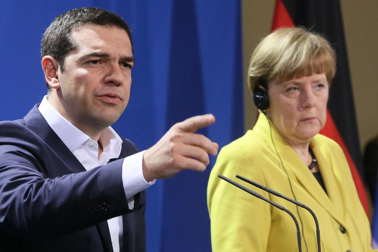 Merkel i Tsipras