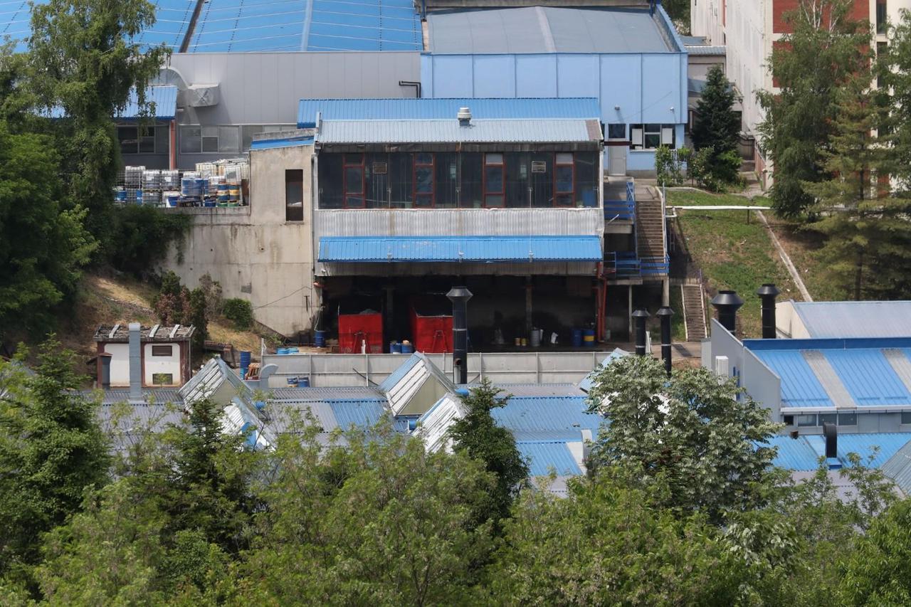 The day after the ammunition explosion at the Sloboda factory in Cacak.Dan posle eksplozije municija u fabrici Sloboda u Cacku