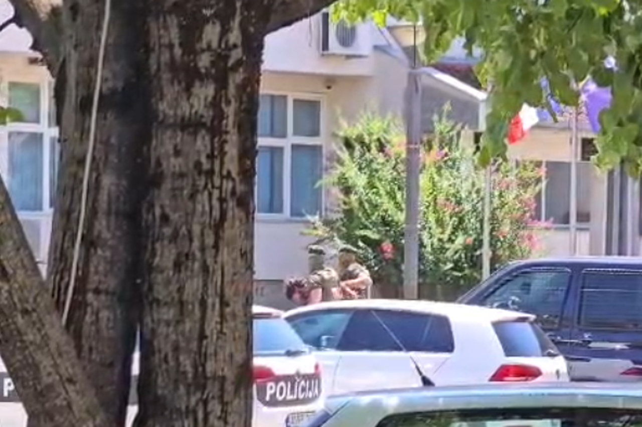 Privođenje osumnjičenog za vandalizam