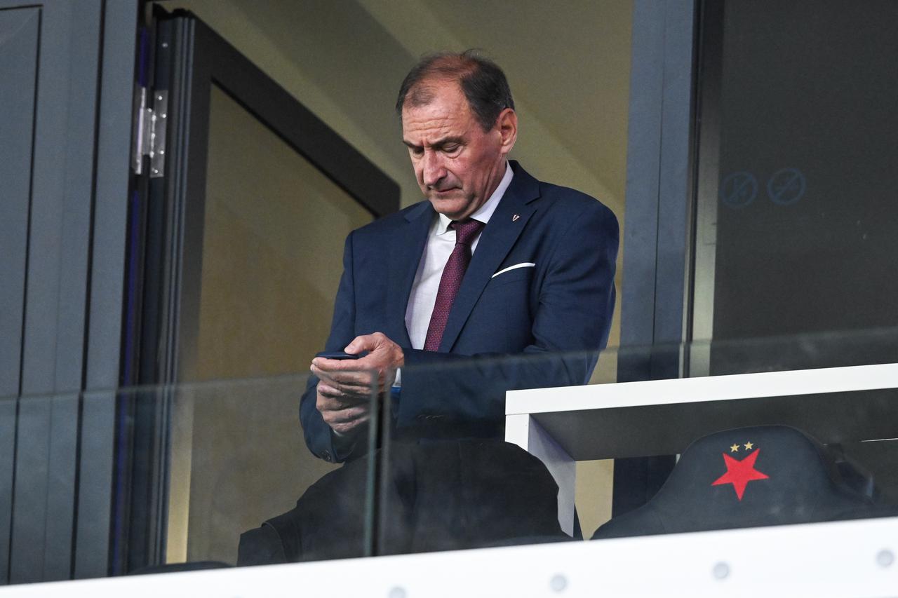 Prag: VIP tribina tijekom susreta Češke i Hrvatske u kvalifikacijama za FIFA Svjetsko prvenstvo