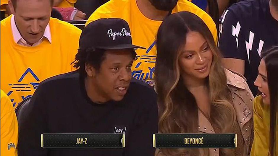 Beyonce i Jay Z na utakmici