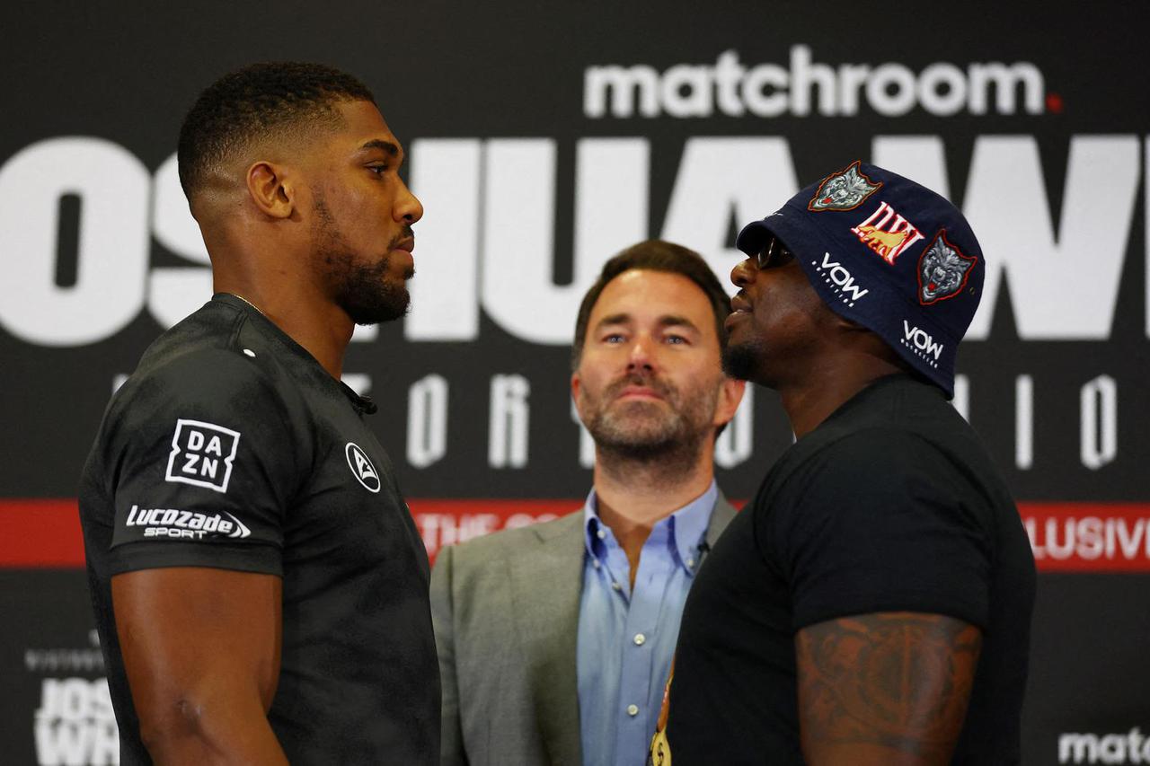 FILE PHOTO: Anthony Joshua & Dillian Whyte Press Conference