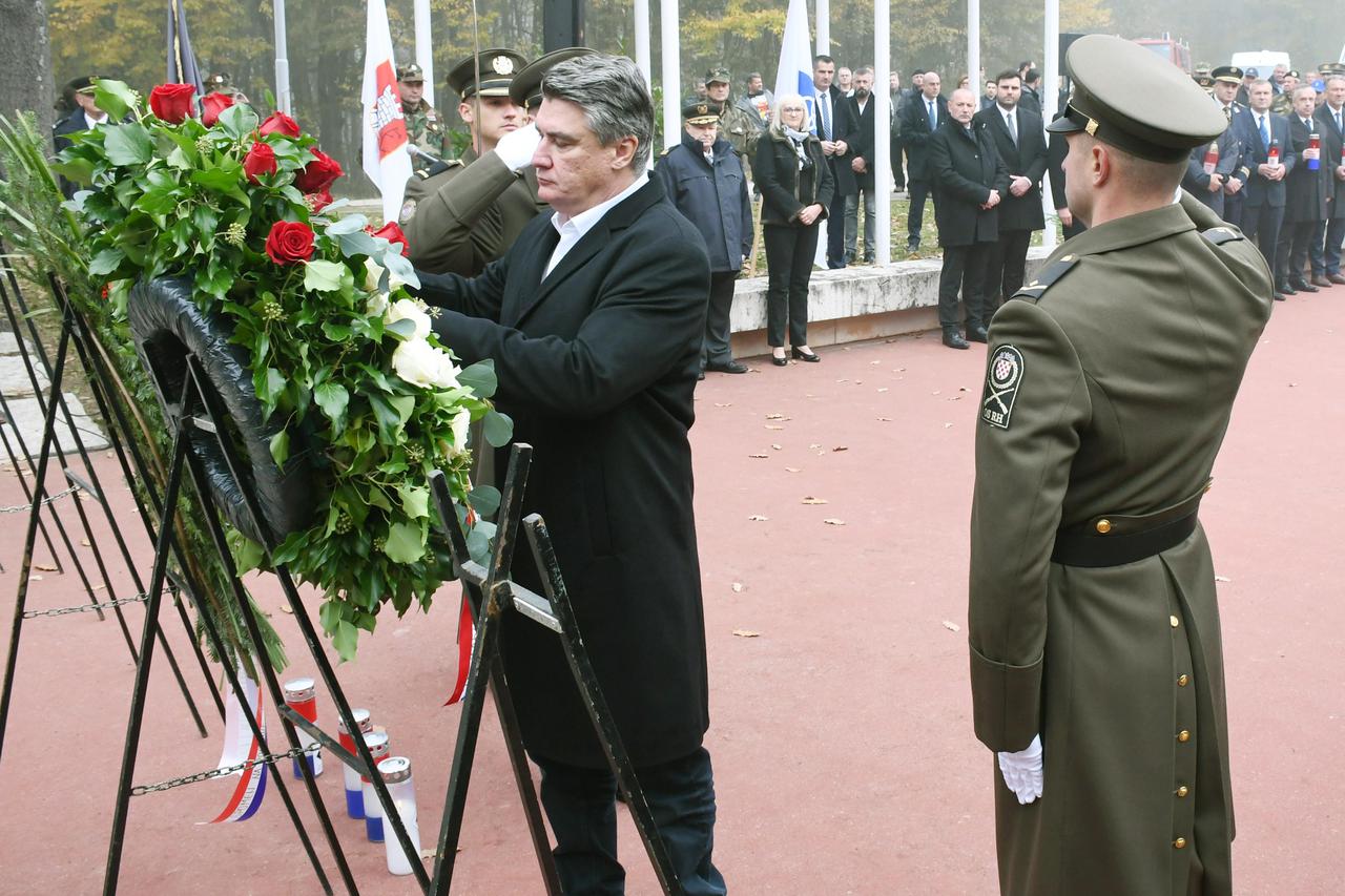 Predsjednik Milanović sudjelovao na obilježavanju obljetnice Trokut Novska
