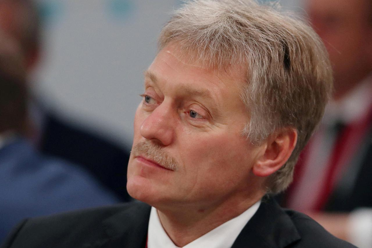FILE PHOTO: Kremlin spokesman Dmitry Peskov attends a session of the St. Petersburg International Economic Forum in Saint Petersburg,