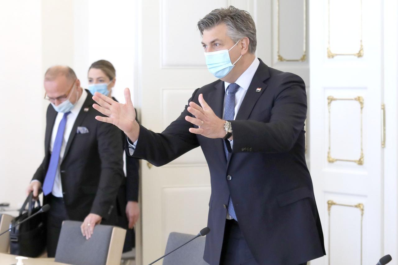 Zagreb: Premijer Plenković primio potpredsjednika Vlade Republike Kosova Besnika Tahirija