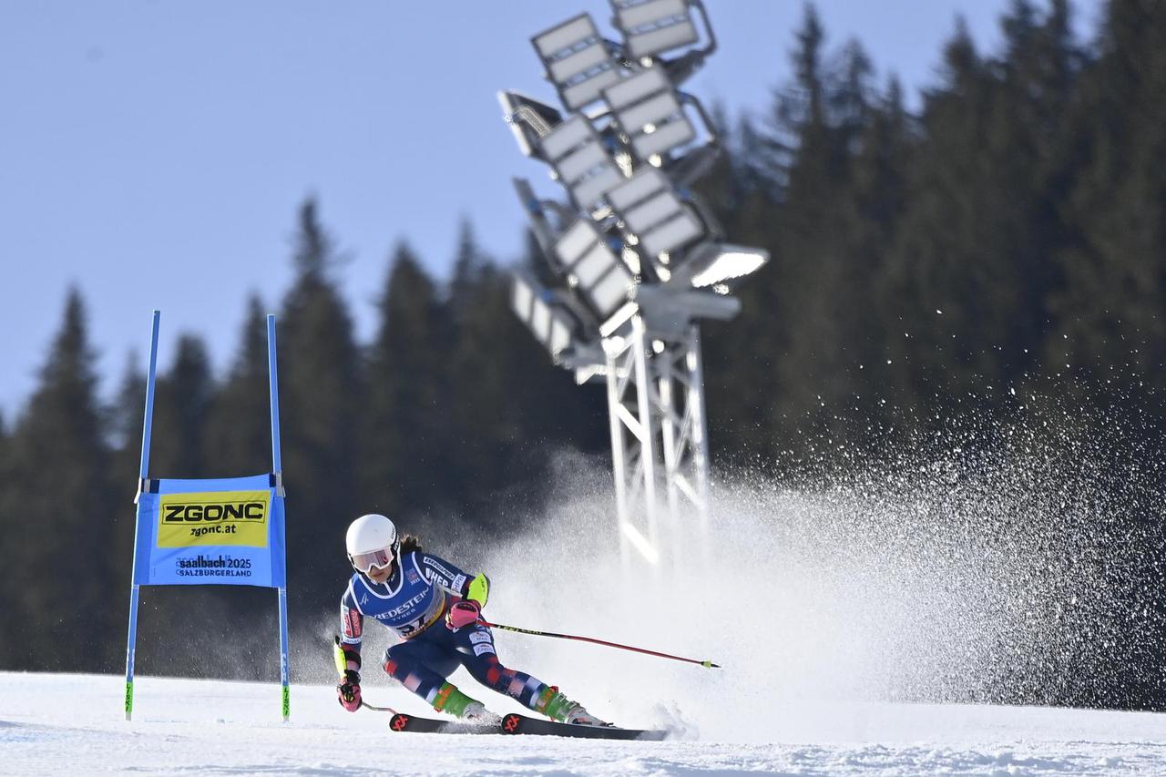 Saalbach: Dora Ljutić nastupila na Svjetskom skijaškom prvenstvu u veleslalomu