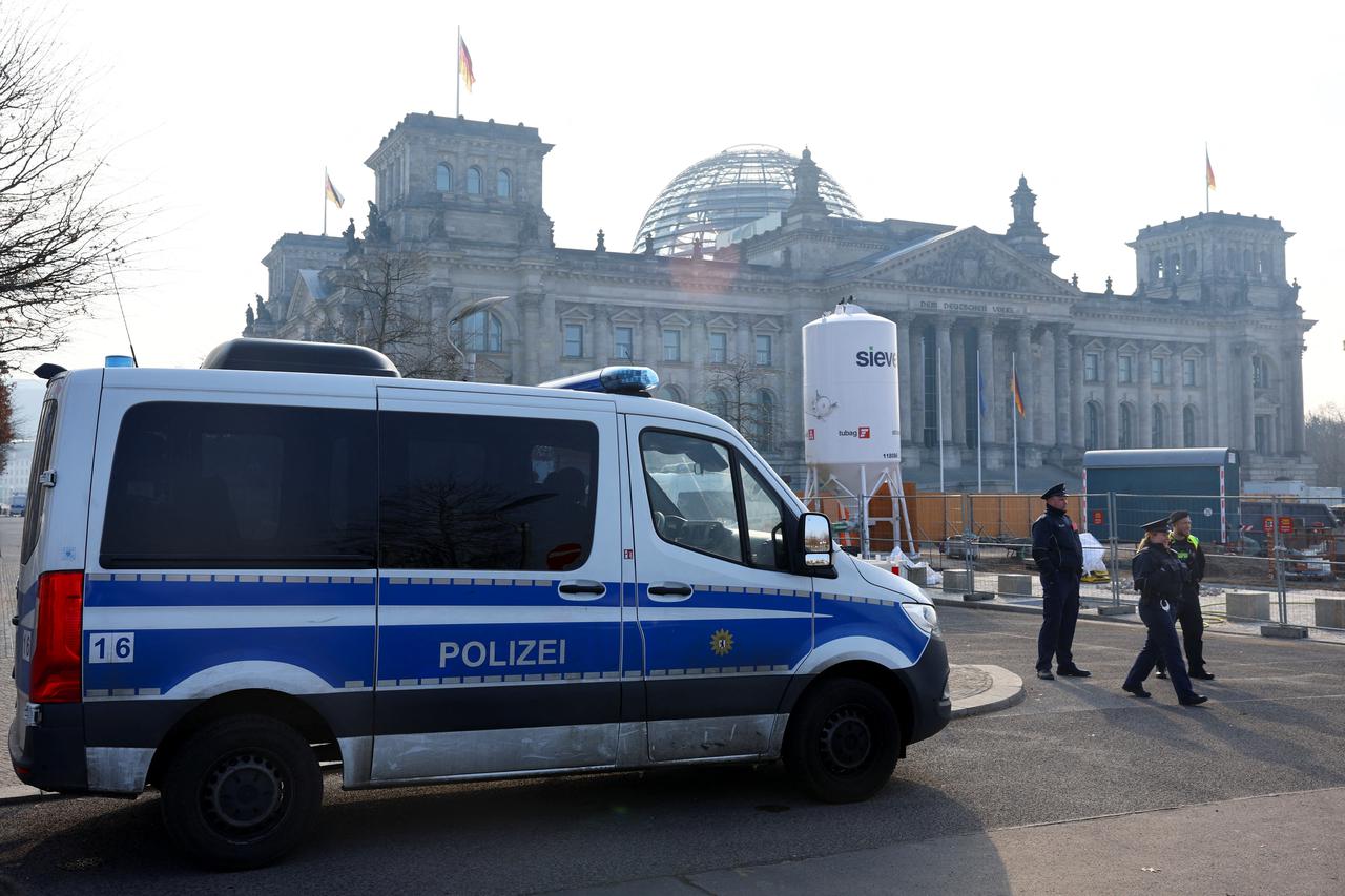 Inaugural session of the German lower house of Parliament, the Bundestag, in Berlin