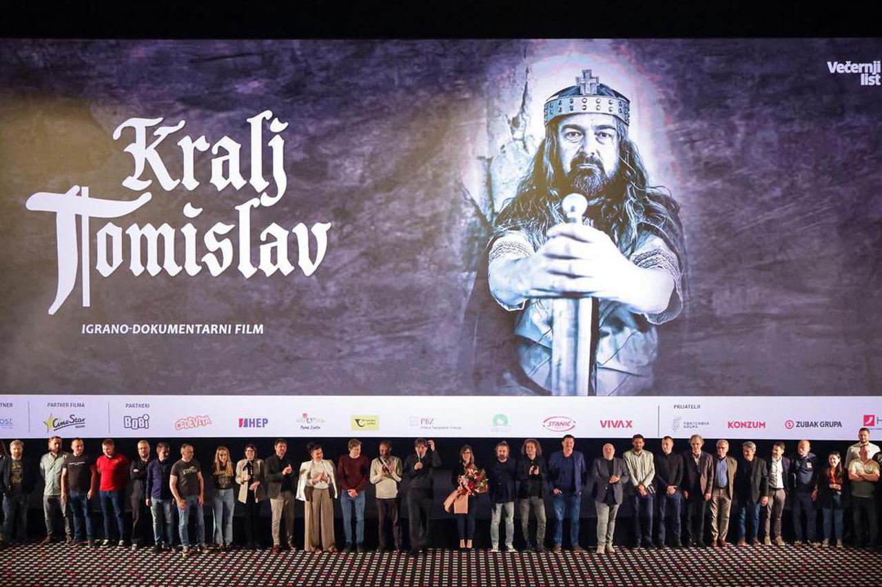 Zagreb: Premijera filma Večernjeg lista "Kralj Tomislav"