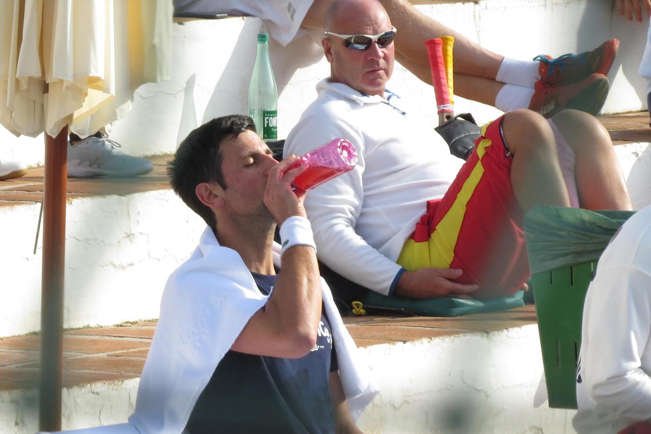 Trening Novaka Đokovića u Španjolskoj prije odlaska na Australian Open