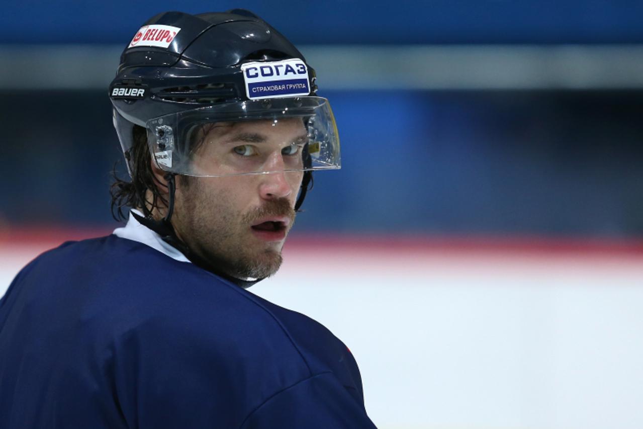'SPECIJAL MAX 04.09.2013., Zagreb - Novi igrac Steve Montador - KHL Medvescak Zagreb pojacao je svoju obranu s branicem koji je dosad odigrao 614 utakmica u NHL-u.  Photo: Sanjin Strukic/PIXSELL'
