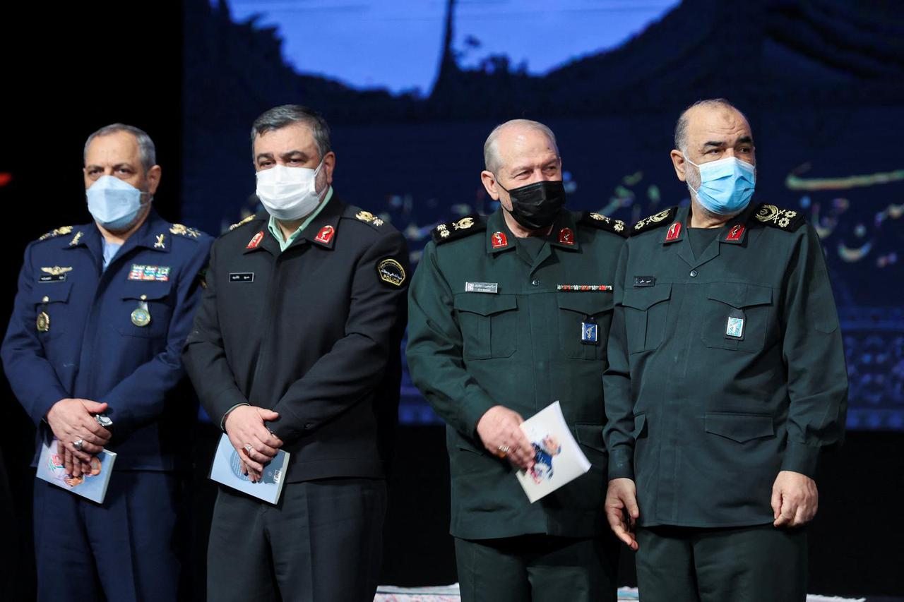 Ceremony marking the anniversary of the death of senior Iranian military commander Mohammad Hejazi, in Tehran