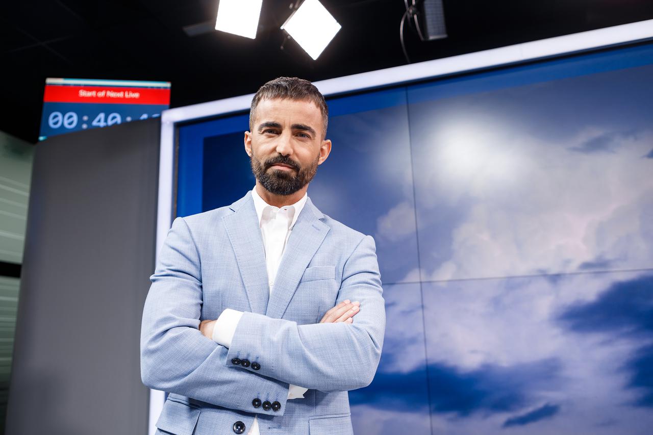 Zagreb: Meteorolog Darijo Brzoja s Nove TV