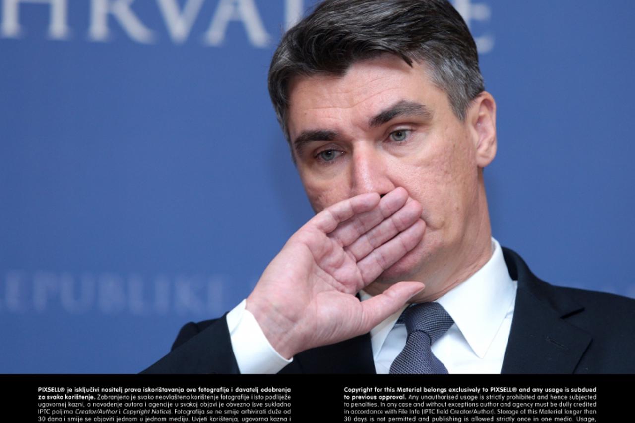 '17.09.2013., Zagreb - Predsjednik Vlade Republike Hrvatske Zoran Milanovic sastao se u Banskim dvorima s predsjednikom Vlade Republike Makedonije Nikolom Gruevskim. Dvojica premijera odrzala su nakon