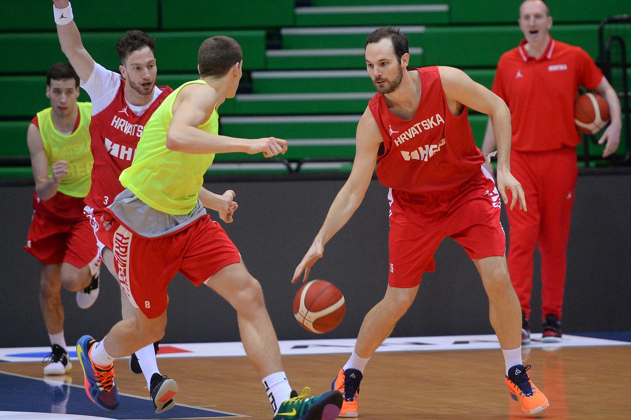 Zagreb: Trening košarkaške reprezentacije uoči kvalifikacija za EuroBasket