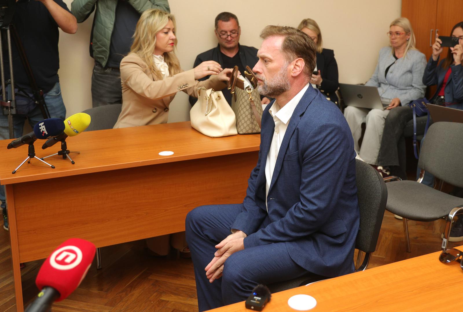 14.05.2025., Vinkovci - Zapocelo je sudjenje bivsem ministru Mariju Banozicu zbog izazivanja prometne nesrece 11. studenog 2023. godine u kojoj je na cesti izmedju Vinkovaca i Zupanje poginuo 41-godisnji otac dvoje djece. Photo: Borna jaksic/PIXSELL