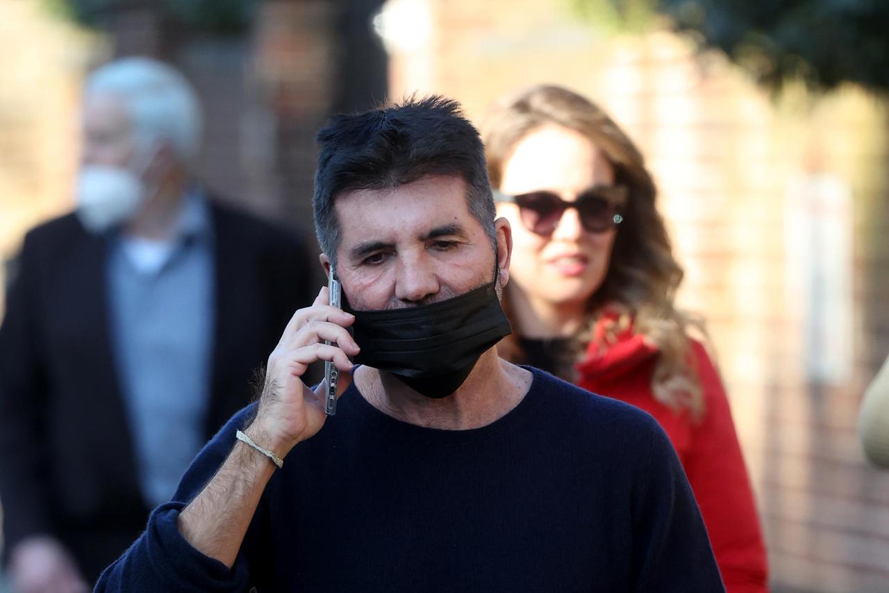 Simon Cowell and Lauren Silverman
