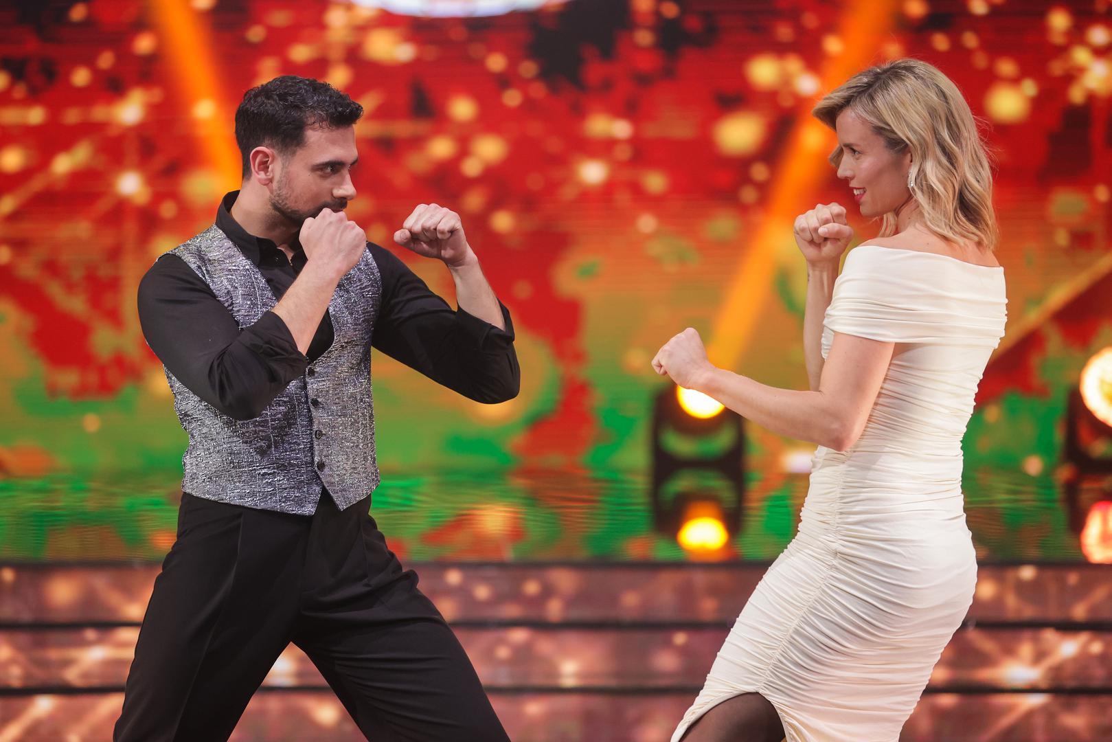 28.02.2023., Zagreb - Predstavljanje nove sezone showa Nove TV Ples sa Zvjezdama. Ana Zaninovic, Mario Ozbolt Photo: Luka Stanzl/PIXSELL