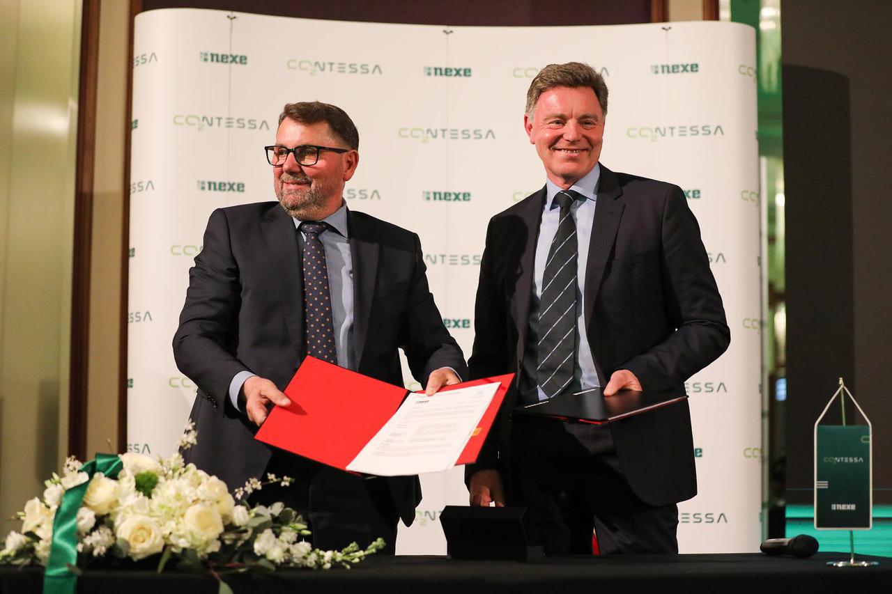 Zagreb: Potpisivanje ugovora između tvrtke NEXE d.d. i korporacije ThyssenKrupp
