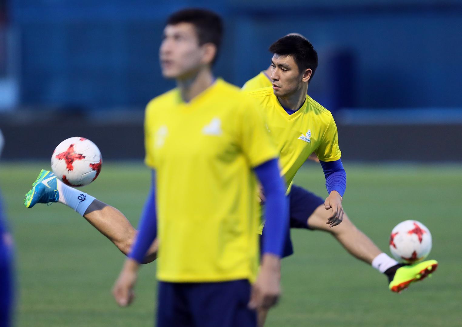 Zagreb: Trening FC Astana uoči utakmice UEFA Lige prvaka s GNK Dinamo 13.08.2018.