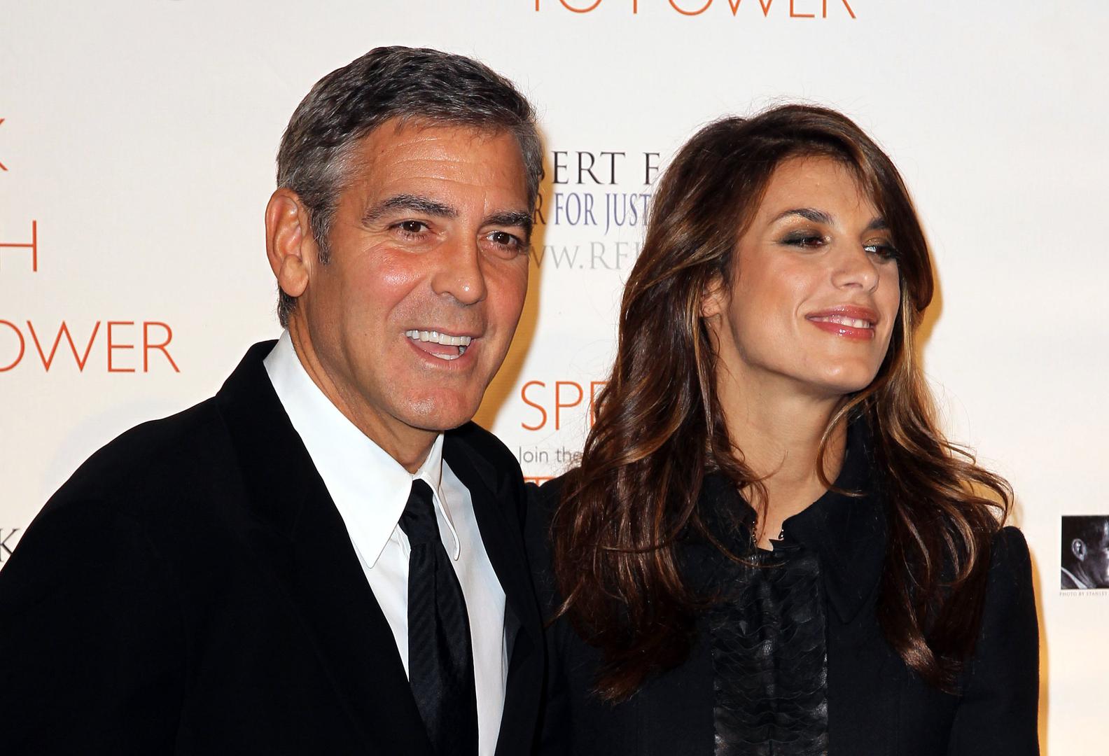 S bivšom djevojkom Elisabettom Canalis.