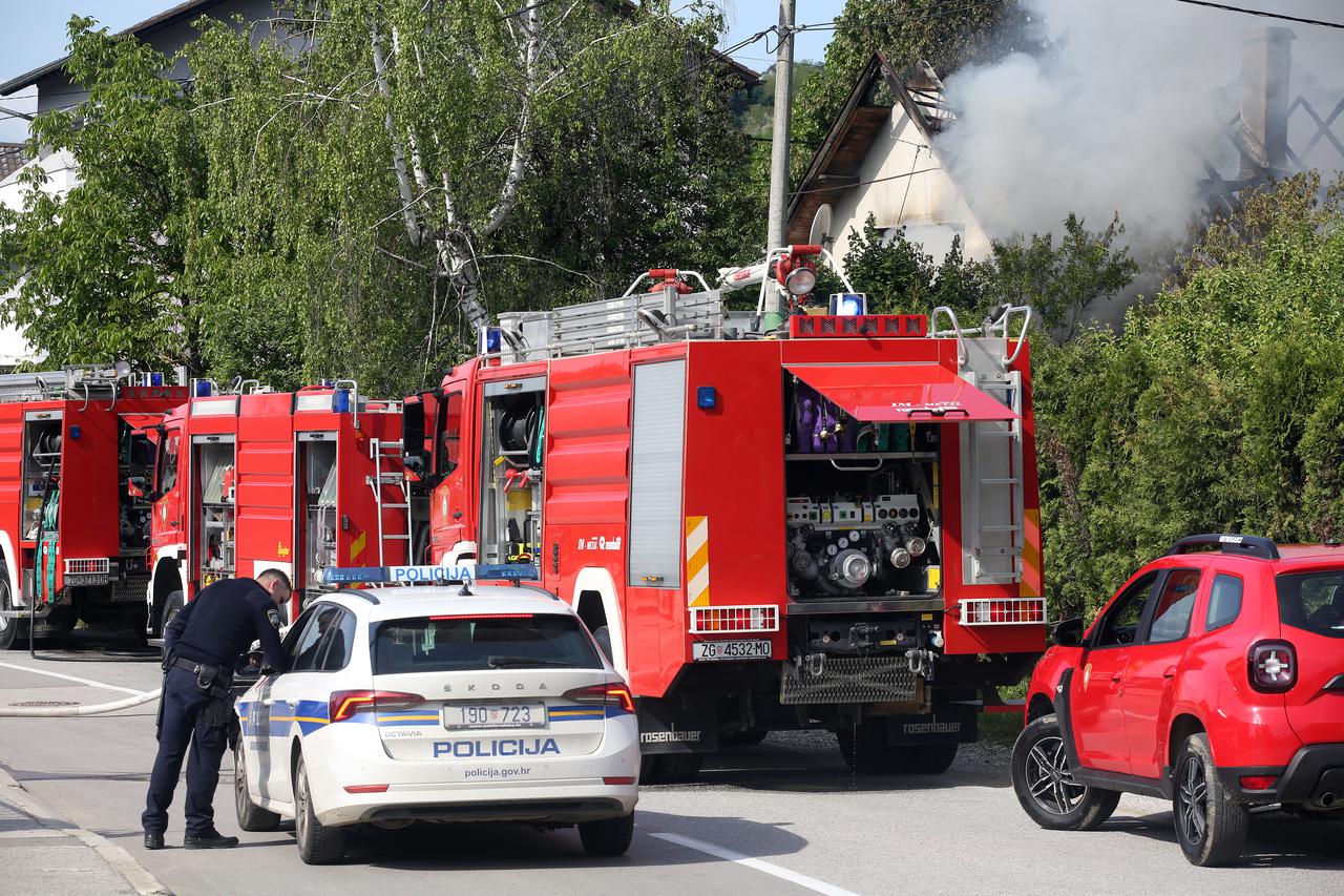 Požar kuće u Ivancu Bistranskom
