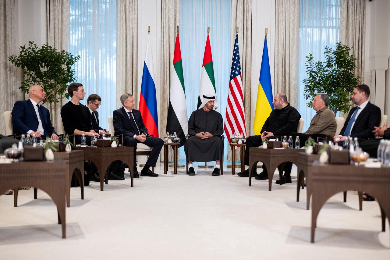 UAE President Receives Delegation Heads for US Russia Ukraine Talks