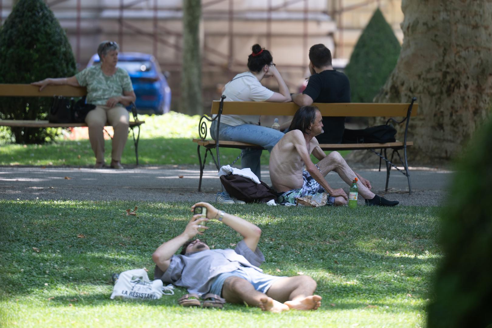 Osijek-Čepin: 34.2°C, Zagreb-aerodrom: 34.2°C, Osijek-aerodrom: 34.1°C