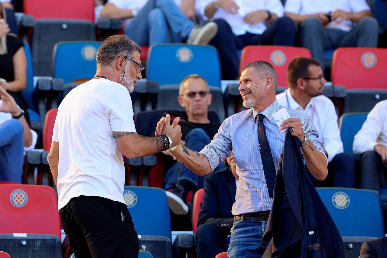 Split: Susret Slavena Bilića i Zvonimira Bobana na utakmici Hajduk - Dinamo