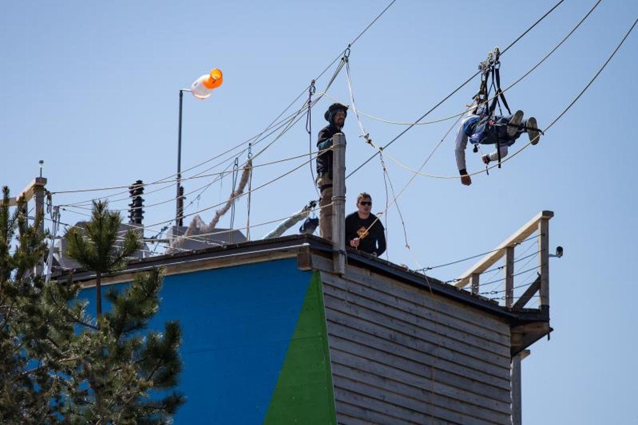 Zip line - Pazi medo