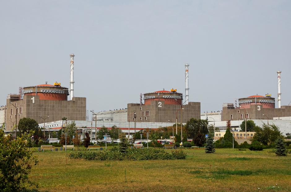 Zaporizhzhia Nuclear Power Plant near Enerhodar
