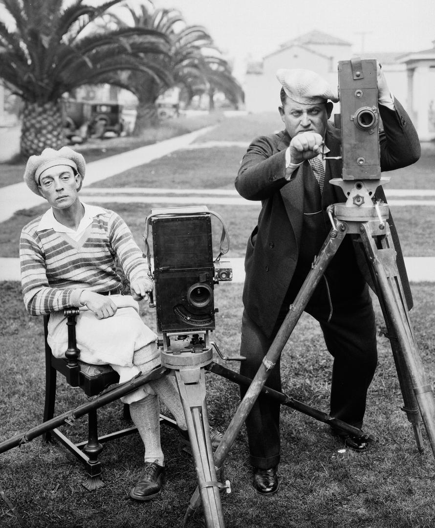 Archival Cinema and Entertainment Buster Keaton with film director Edward Sedgwick, on the set of &quot;The Cameraman&quot; 1928 MGM &quot;n The Legacy Collection Photo: The Hollywood Archive/PIXSELL