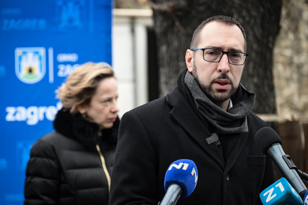 Zagreb: Tomislav Tomašević obilježio početak radova na rekonstrukciji Strossmayerovog šetališta