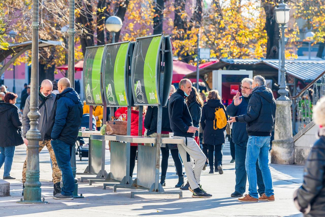 Sunce i kava za van obilježili prijepodne u Puli