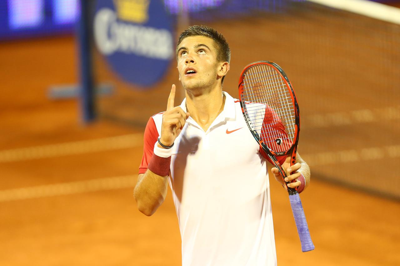 23.07.2015., Umag - 26. Konzum Croatia Open Umag, 2. kolo, Borna Coric - Aljaz Bedene. Photo: Slavko Midzor/PIXSELL