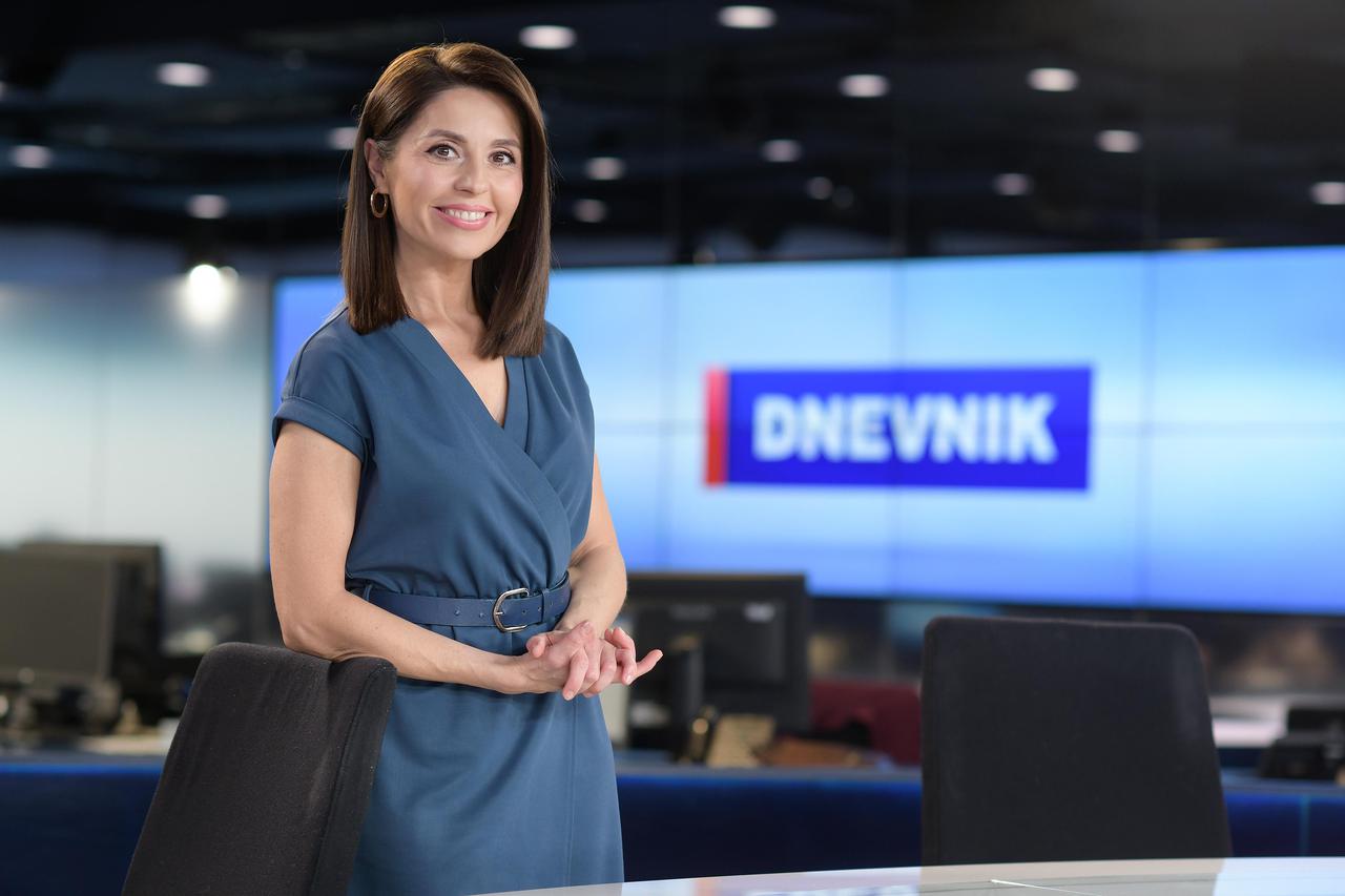 Zagreb: Marija Miholjek i Petar Pereža, voditelji Dnevnika Nove TV