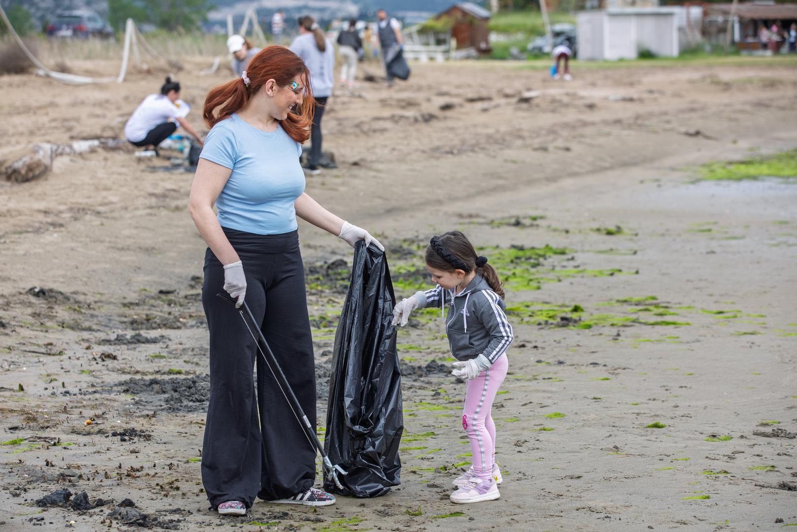 26.04.2025., Usce Neretve - Rezolucija Zemlja. Akcija ciscenja usca rijeke Neretve. Photo: Grgo Jelavic/PIXSELL