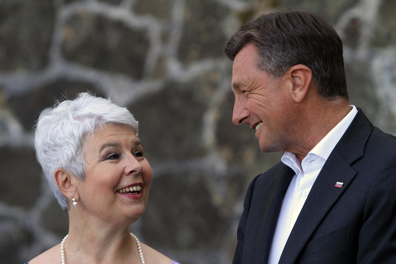 Jadranka Kosor i Borut Pahor u Trakošćanu 2013. godine