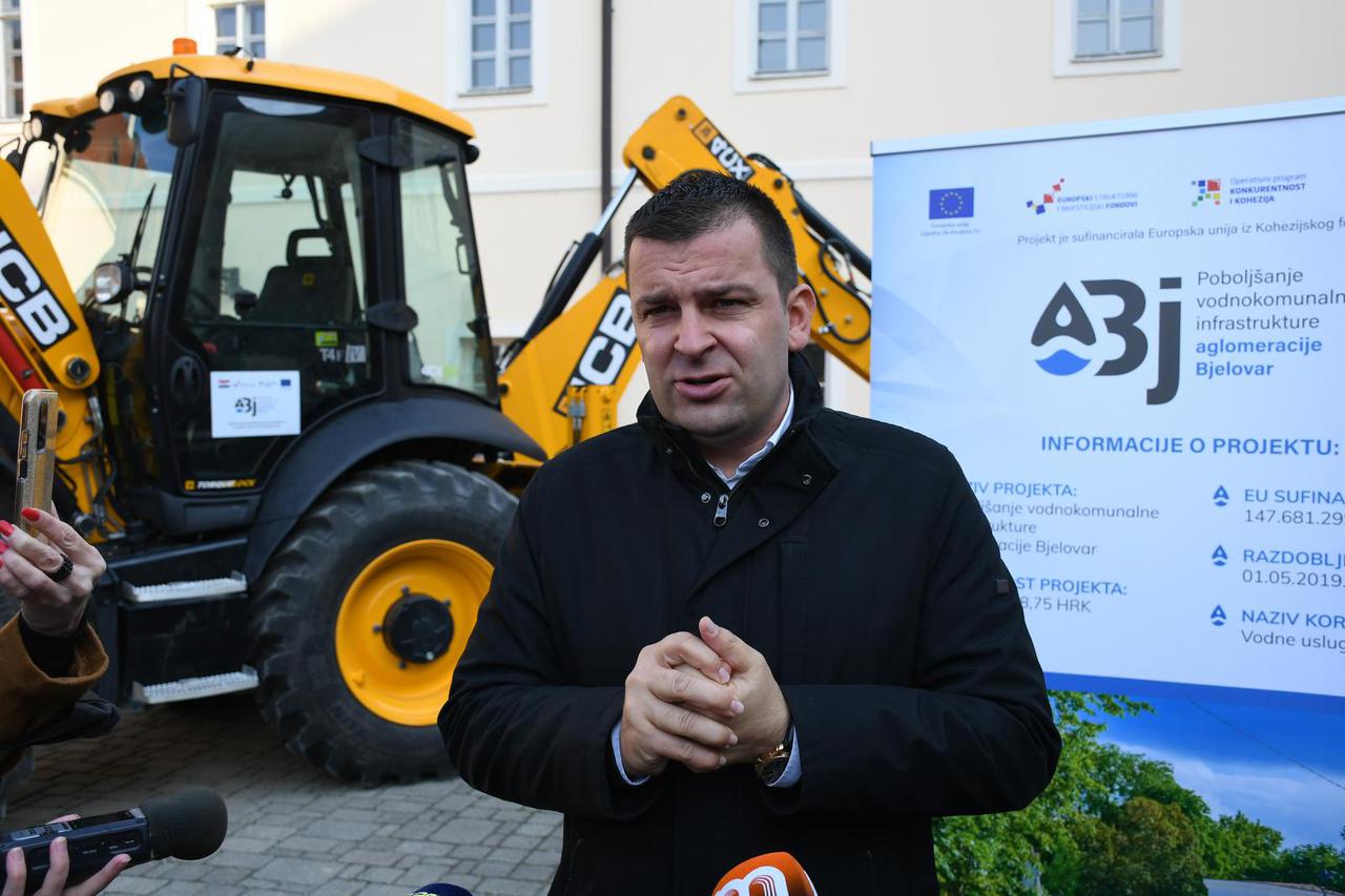 Bjelovar: Predstavljena oprema za izvođenje aglomeracije vrijedna preko 15 milijuna kuna