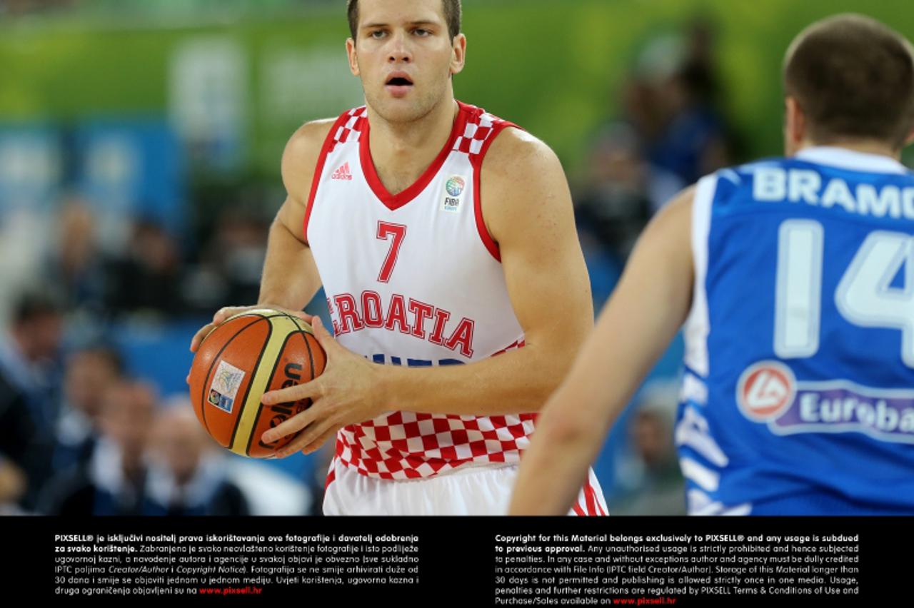 '16.09.2013., Arena Stozice, Ljubljana, Slovenija - Europsko prvenstvo u kosarci Eurobasket Slovenia 2013, drugi krug, grupa F, Hrvatska - Grcka. Bojan Bogdanovic . Photo: Igor Kralj/PIXSELL'