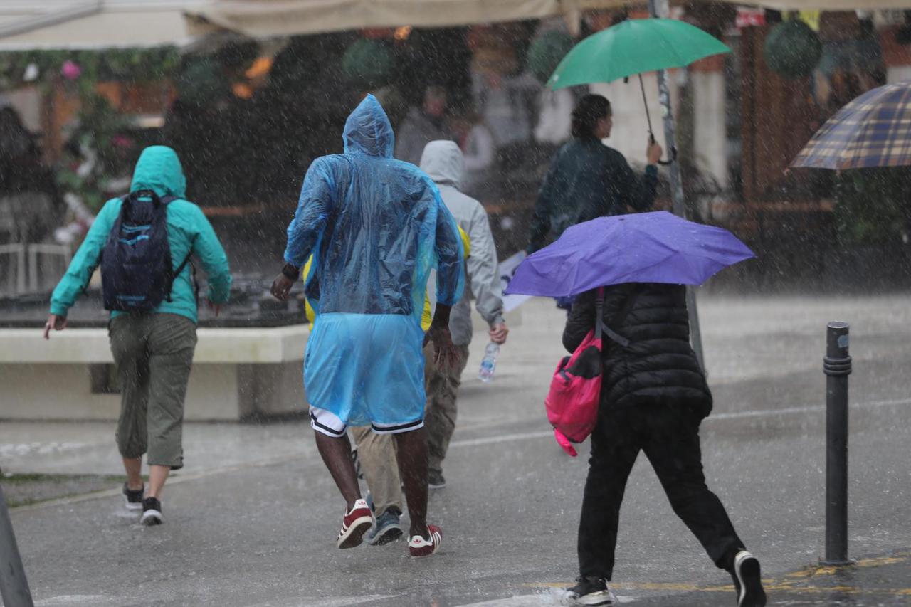 Kišno vrijeme u Splitu