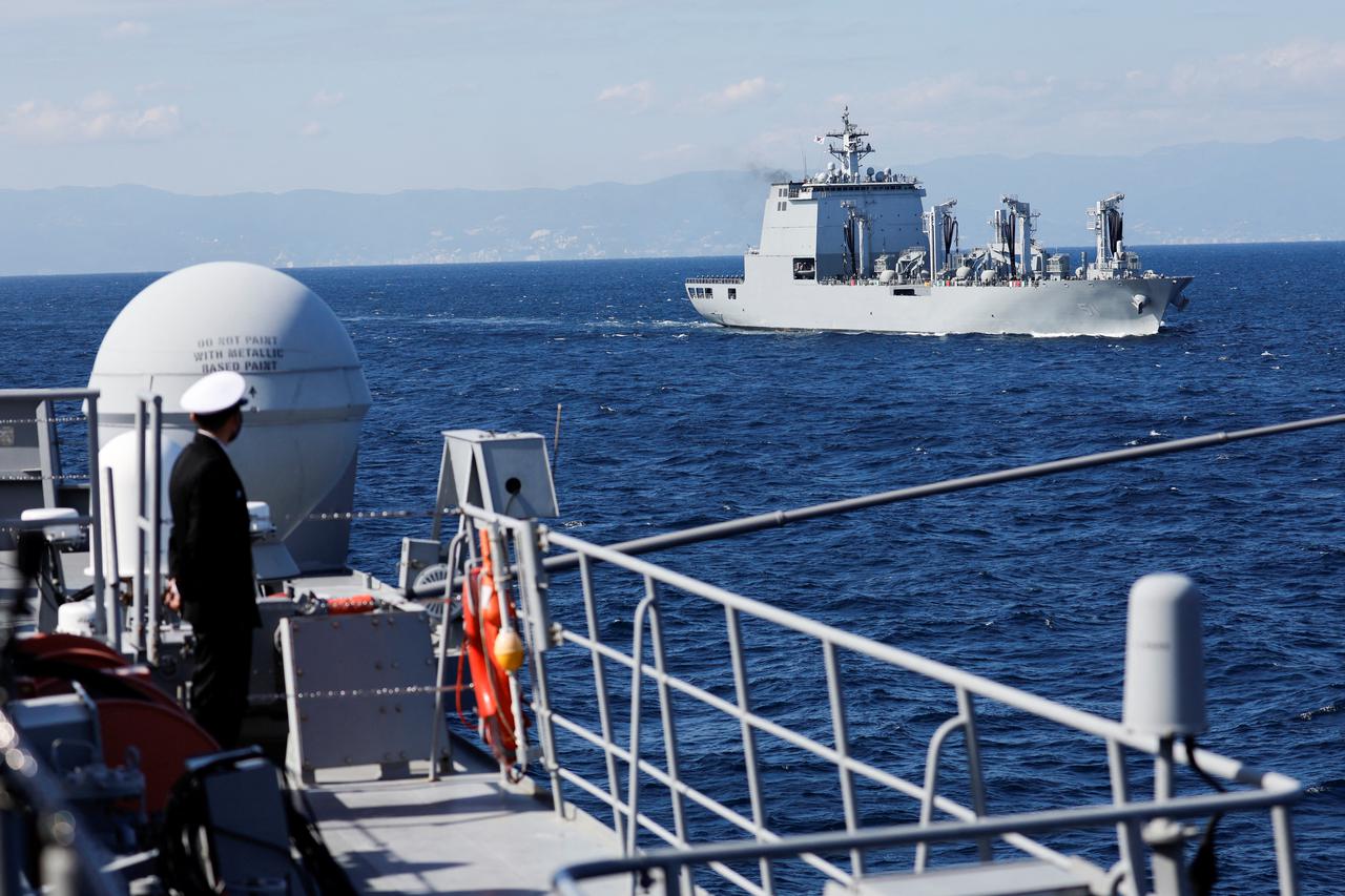 Japan's Maritime Self-Defense Force’s International Fleet Review at Sagami Bay