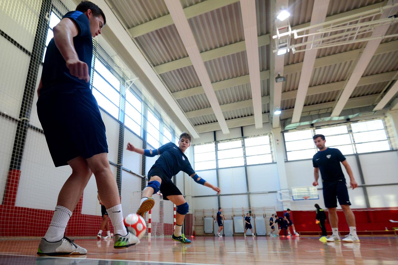 03.10.2016., Zagreb -  Trening futsal kluba Nacional u sportskom centru Lucko. Photo: Marko Prpic/PIXSELL