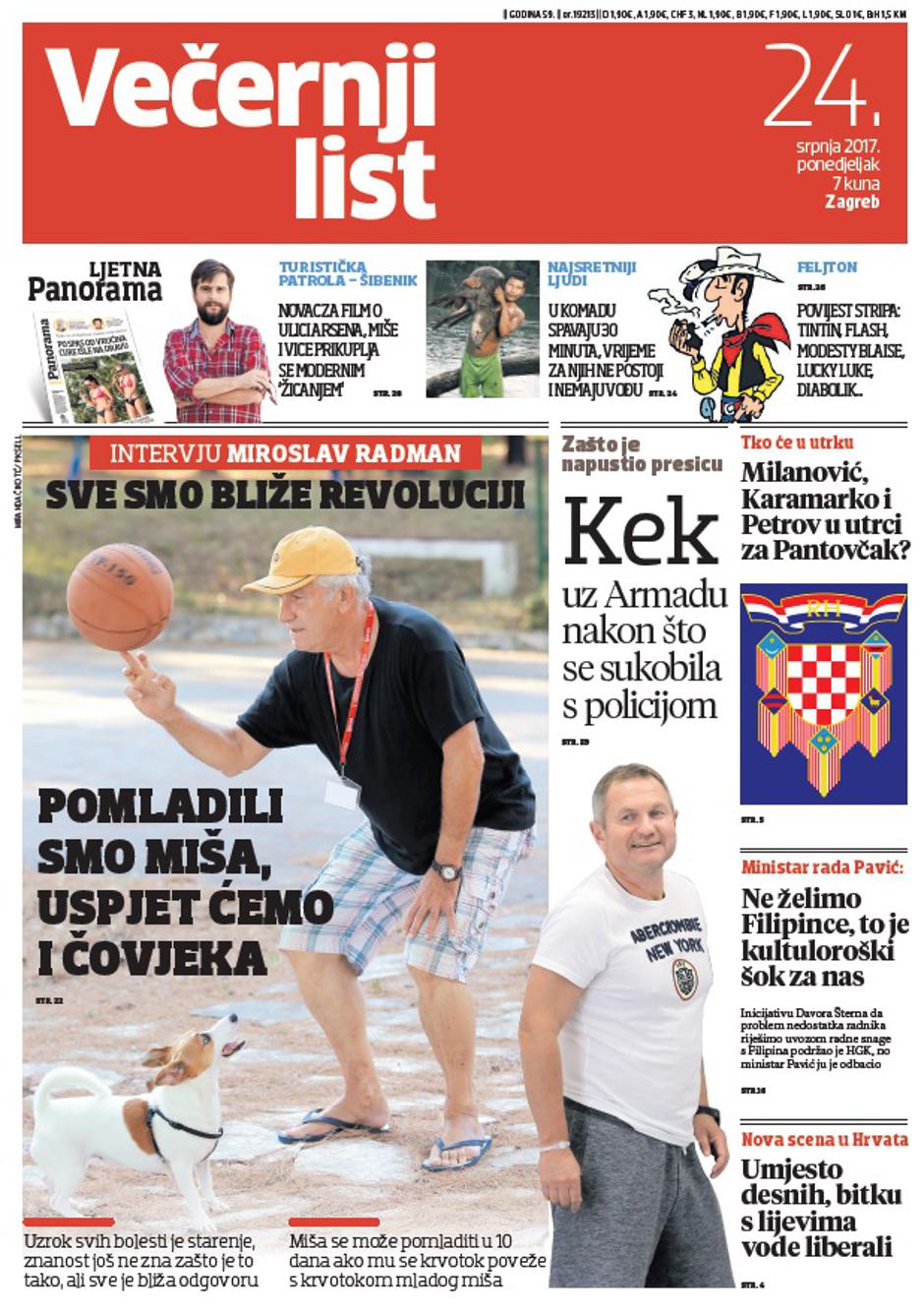 Naslovnica 24.7.2017.