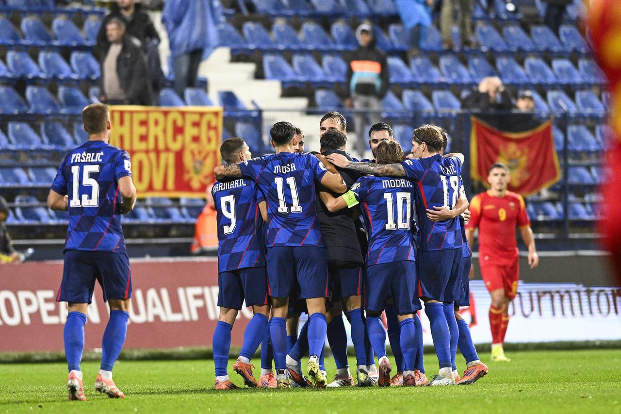 Utakmica kvalifikacija za Svjetsko nogometno prvenstvo 2026. Crna Gora - Hrvatska